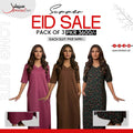 Pack of 3 Long Suits – Summer Eid Collection | Jersey Fabric Deal 8