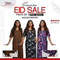 Pack of 3 Long Suits – Summer Eid Collection | Jersey Fabric Deal 15