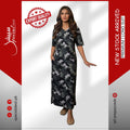 Slate Grey & Black Floral Pocket Tunic