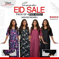 Pack of 4 Long Suits – Summer Eid Collection | Jersey Fabric Deal 11