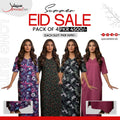 Pack of 4 Long Suits – Summer Eid Collection | Jersey Fabric Deal 16