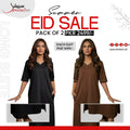 Pack of 2 Long Suits – Summer Eid Collection | Jersey Fabric Deal 3