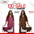 Pack of 2 Long Suits – Summer Eid Collection | Jersey Fabric Deal 5