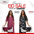 Pack of 2 Long Suits – Summer Eid Collection | Jersey Fabric Deal 6
