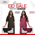 Pack of 2 Long Suits – Summer Eid Collection | Jersey Fabric Deal 10