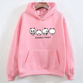 Pink Dingul Panda Printed Hoodie