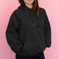 Plain Black Hoodie